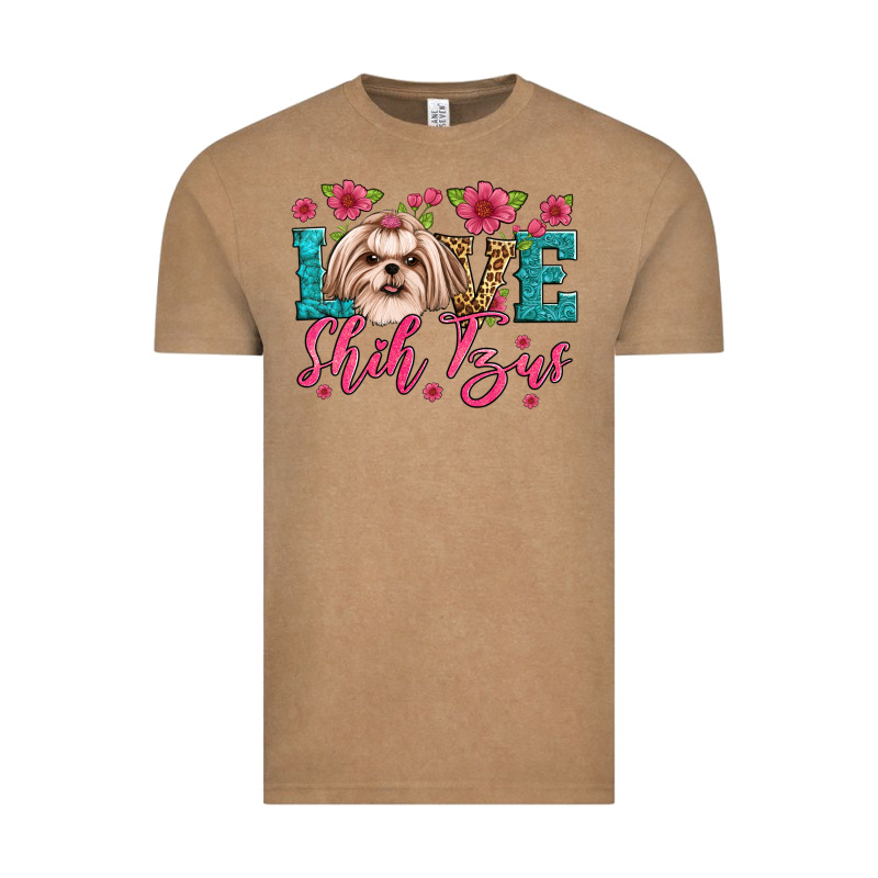Love Shih Tzus Vintage Tee by Artiststas | Teevron