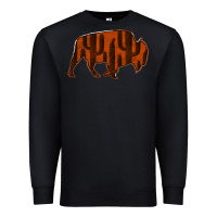 Black Red Cactus Bison Silhouette Premium Sweatshirt - Bettercallsaul