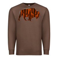 Chestnut Red Cactus Bison Silhouette Premium Sweatshirt - Bettercallsaul