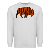 Dove Grey Red Cactus Bison Silhouette Premium Sweatshirt - Bettercallsaul