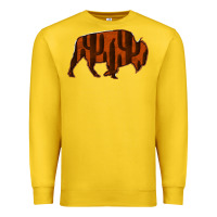 Lemon Red Cactus Bison Silhouette Premium Sweatshirt - Bettercallsaul