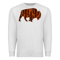 Oatmeal Heather Red Cactus Bison Silhouette Premium Sweatshirt - Bettercallsaul