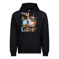 Black My first Easter Boy Easter Day Urban Hoodie - HowdyJamesFarm