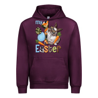 Mauve Wine My first Easter Boy Easter Day Urban Hoodie - HowdyJamesFarm