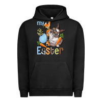 Pigment Black My first Easter Boy Easter Day Urban Hoodie - HowdyJamesFarm
