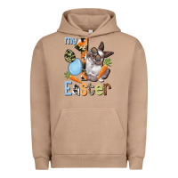 Pigment Burro My first Easter Boy Easter Day Urban Hoodie - HowdyJamesFarm