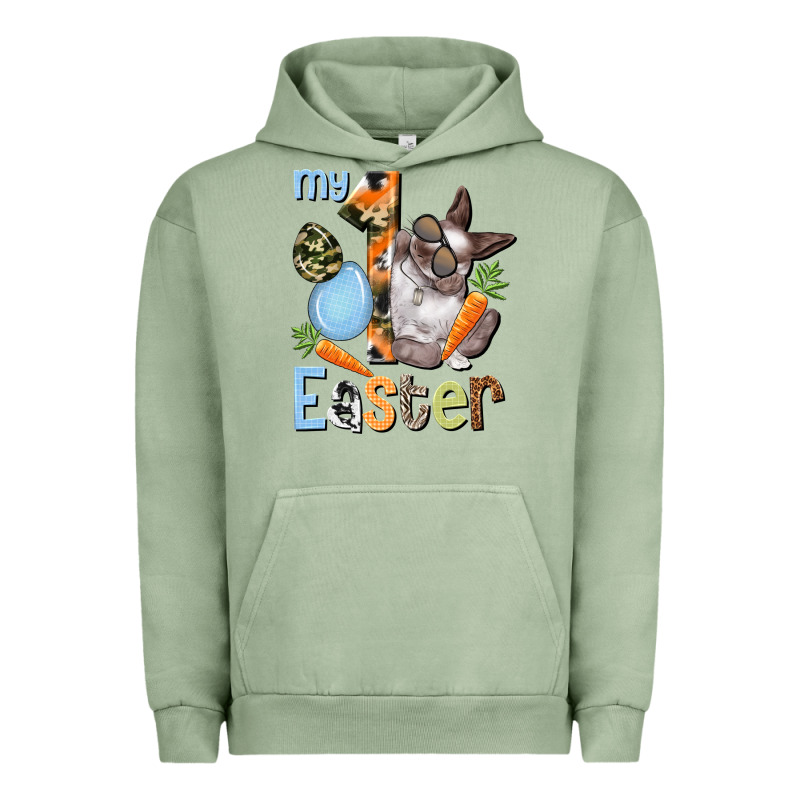 My First Easter Boy Easter Day Urban Hoodie by HowdyJamesFarm | Teevron