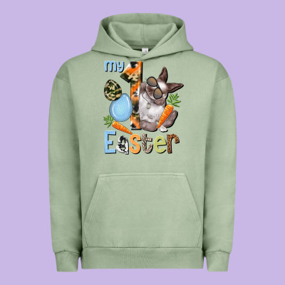 My First Easter Boy Easter Day Urban Hoodie Designed By Howdyjamesfarm