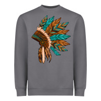 Storm native american indian headdress Heavyweight Sweatshirt - Artiststas