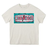 Cream western coll mom    license  plaid  templata Heavy Core Tee - BarkalooDesign