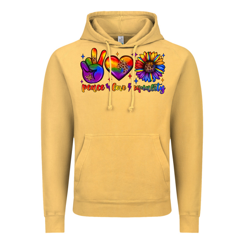 Peace Love Equality Vintage Hoodie by JahusDesignShop | Teevron