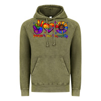 Vintage Olive peace love equality Vintage Hoodie - JahusDesignShop