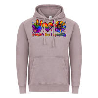 Vintage Zinc peace love equality Vintage Hoodie - JahusDesignShop