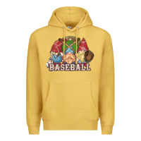 Antique Gold Baseball gnomes Premium Hoodie - NancyCooperArtShop