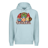 Blue Mist Baseball gnomes Premium Hoodie - NancyCooperArtShop