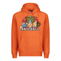 Carrot Baseball gnomes Premium Hoodie - NancyCooperArtShop