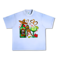 Grape Ice mexican tequila margarita and maracas Urban Heavy Tee - AdoDesignShop
