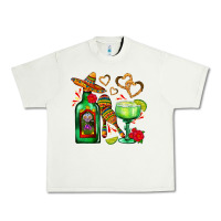 Pistachio mexican tequila margarita and maracas Urban Heavy Tee - AdoDesignShop