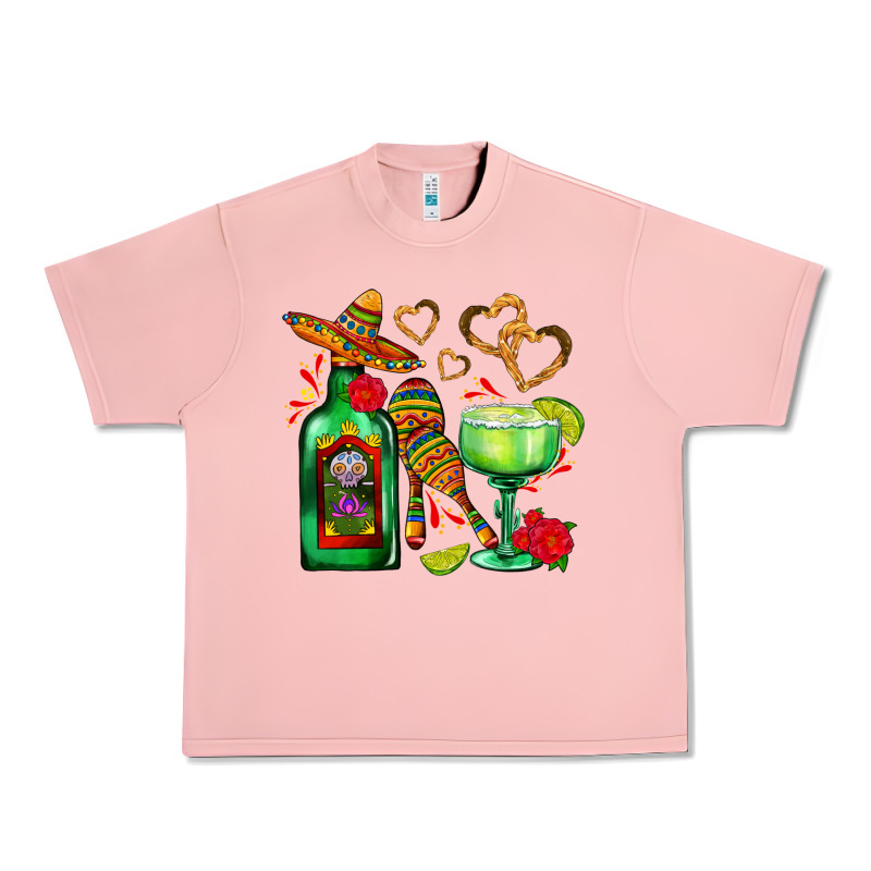 Mexican Tequila Margarita And Maracas Urban Heavy Tee by AdoDesignShop | Teevron