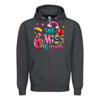 Smoke little miss sixth grade Zipper Hoodie - NancyCooperArtShop