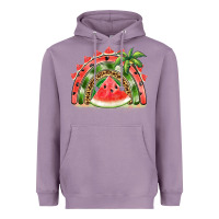 Lavender watermelon slice  rainbow Heavyweight Hoodie - BarkalooDesign