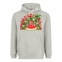 Moon Dust watermelon slice  rainbow Heavyweight Hoodie - BarkalooDesign