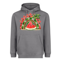 Storm watermelon slice  rainbow Heavyweight Hoodie - BarkalooDesign