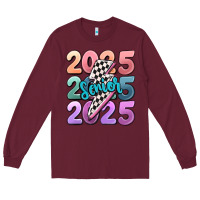 Burgundy 2025 senior Long Sleeve Tee - MaliasSmallBusiness