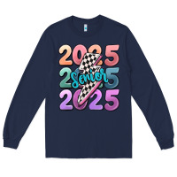 Navy 2025 senior Long Sleeve Tee - MaliasSmallBusiness