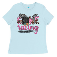 Baby Blue gone racing Ladies Tee - JahusDesignShop