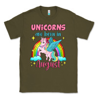 Army Green unicorns are born in august Classic Tee - Jasminsmagicworld