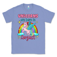 Colony Blue unicorns are born in august Classic Tee - Jasminsmagicworld