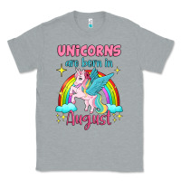 Heather Grey unicorns are born in august Classic Tee - Jasminsmagicworld