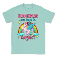 Seafoam unicorns are born in august Classic Tee - Jasminsmagicworld