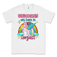 White unicorns are born in august Classic Tee - Jasminsmagicworld