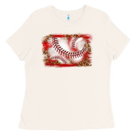 Bone baseball background Ladies Tee - texasbilliewilder