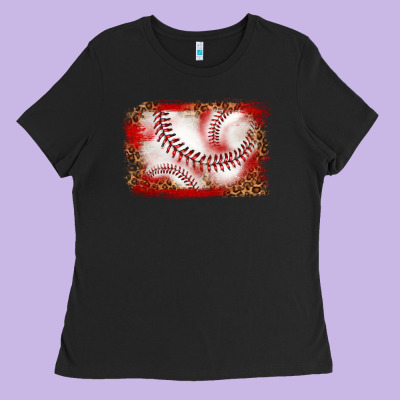 Ladies Tee baseball background