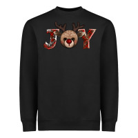 Black joy reindeer Heavyweight Sweatshirt - AdoDesignShop