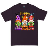 Plum happy hallothanksmas gnomes Premium Tee - texasbilliewilder