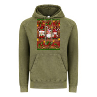 Vintage Olive christmas gnomes Vintage Hoodie - Artiststas