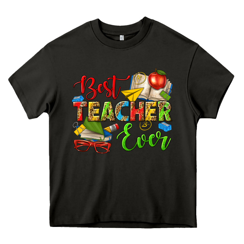 Best Teacher Ever Heavy Core Tee by texasbilliewilder | Teevron