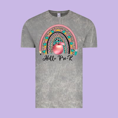 Hello Pre K Vintage Tee Designed By Jahusdesignshop