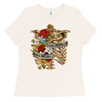 Bone Kinda Emotionless Kinda Emotional Skeleton Ladies Tee - RanaPortraitStore