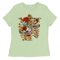 Matcha Kinda Emotionless Kinda Emotional Skeleton Ladies Tee - RanaPortraitStore