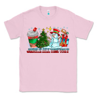 Bubblegum Pink Jingle All The Way Classic Tee - CowhideDigitalArt