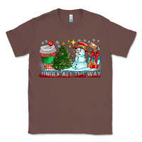 Chestnut Jingle All The Way Classic Tee - CowhideDigitalArt