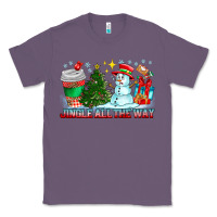 Lavender Jingle All The Way Classic Tee - CowhideDigitalArt