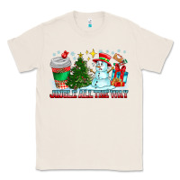Natural Jingle All The Way Classic Tee - CowhideDigitalArt