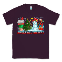 Plum Jingle All The Way Classic Tee - CowhideDigitalArt