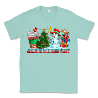 Seafoam Jingle All The Way Classic Tee - CowhideDigitalArt
